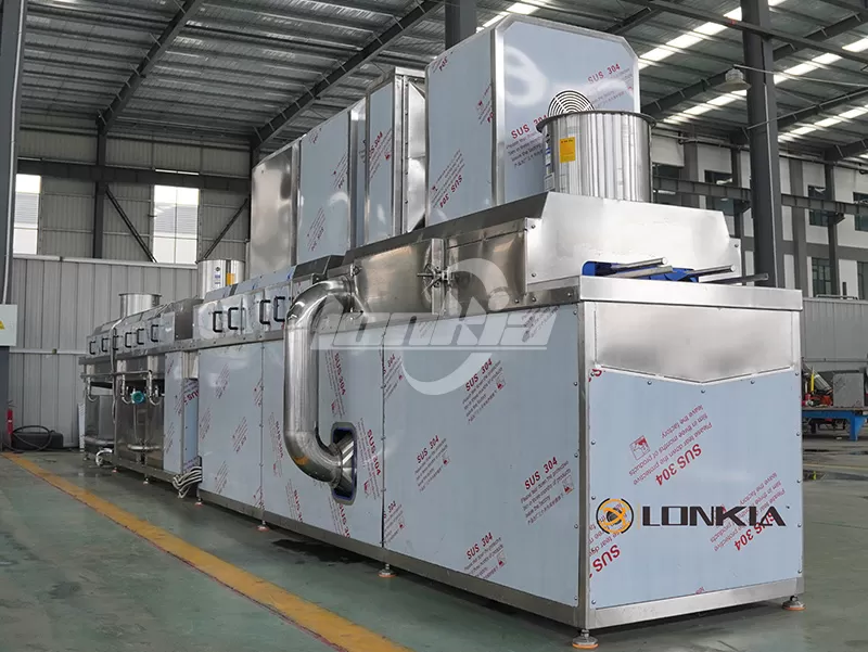 Fish Crate Washer in Cold Chain & Seafood Wholesale Markets